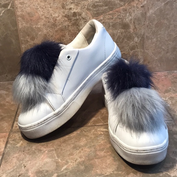 Sam Edelman Leya Faux Fur Laceless Sneaker - Picture 8 of 8